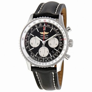 Breitling Navitimer 01 Chronograph Black Dial Men's Watch AB012012-BB01