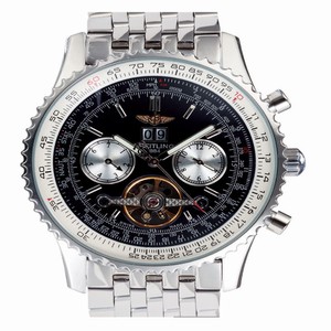 Breitling Navitimer A2432212/B726 Black Dial Stainless Steel Bezel Tourbillon Watch