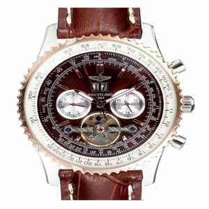 Breitling Navitimer AB012012/BB01 Brown Dial Stainless Steel with Rose Gold Bezel Watch