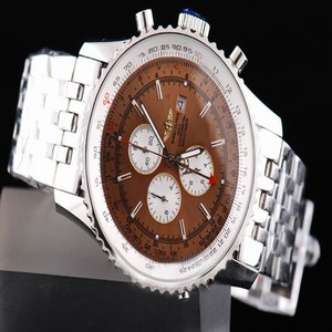 Breitling Navitimer AutoMATiC Mens Silver Stainless Steel Strap Watch