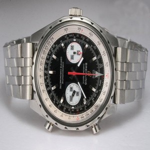 Breitling Navitimer Chrono-Matic A41360 Mens Stainless Steel Bezel Watch