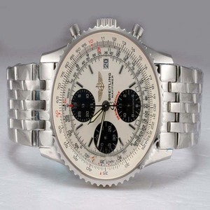 Breitling Navitimer Chronograph A13330 Mens 42mm Stainless Steel Case Watch