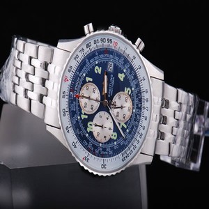 Breitling Navitimer Chronograph A1935012/B774 Round Stainless Steel Case Mens Watch