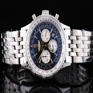 Breitling Navitimer Chronograph Steel Quartz Round Mens Watch