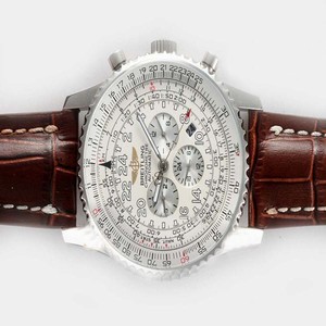 Breitling Navitimer Cosmonaute Steel Automatic White Dial 46mm Watch