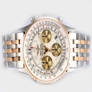 Breitling Navitimer World 111 Stainless Steel with 18k Gold Bezel Automatic Midsize Watch