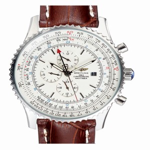 Breitling Navitimer World A24322 Round Stainless Steel Case Watch