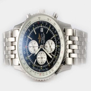 Breitling Navitimer World A2432212/B726 Quartz Chronograph Black Dial 42mm Watch