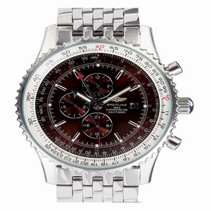 Breitling Navitimer World A2432212/B726-SS 46mm Mens Silver Stainless Steel Strap Watch