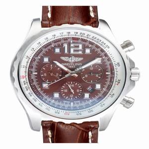 Breitling Professional Chronospace A2336035/f555-1lT Stainless Steel Case Brown Dial Watch