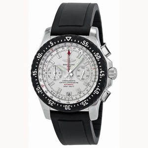 Breitling Skyracer Raven Silver Dial Chronograph Men's Watch A2736434-G615BKPD