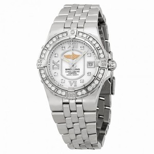 Breitling Starliner 30mm Diamond White Mother of Pearl Ladies Watch A7134053/A679