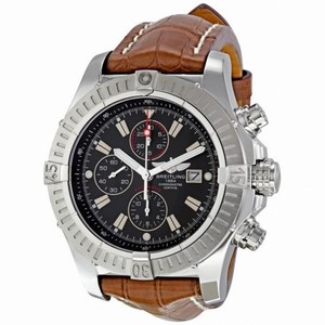 Breitling Super Avenger Black Dial Automatic Chronograph Men's Watch A1337011-B907BRCT