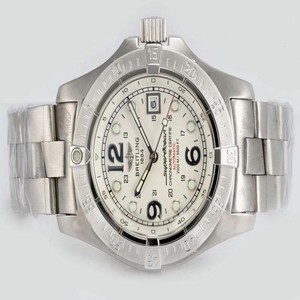 Breitling Super Ocean A1739010 43mm White Dial Automatic Chronograph Watch