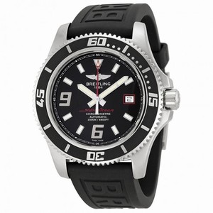 Breitling SuperOcean 44 Black Dial Black Rubber Men's Watch A1739102-BA76BKPT3