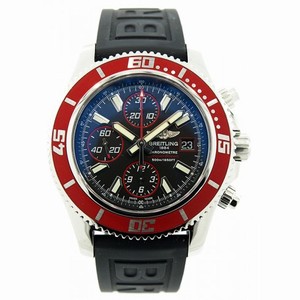 Breitling Superocean Chronogragh II Black Dial Black Rubber Men's Watch A13341X9-BA81BKPT