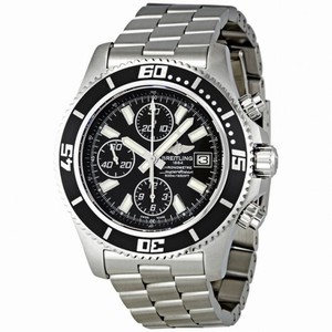 Breitling Superocean Chronograph II Black Dial Steel Automatic Men's Watch A1334102-BA84SS