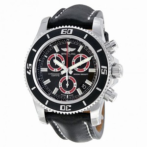 Breitling SuperOcean Chronograph M2000 Black Dial Stainless Steel Men's Watch A73310A8-BB72BKLT