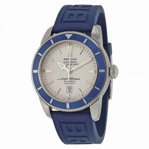 Breitling Superocean Heritage 46 Automatic Stratus White Dial Blue Rubber Men's Watch A1732016-G642BLPT3