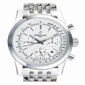 Breitling TransOcean Chrono AB015112/G715SS Automatic White Dial Round Watch