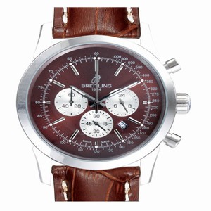 Breitling TransOcean Chrono AB015212.BA99.437X Brown Dial Stainless Steel Case Watch