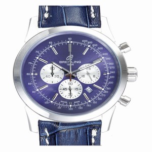 Breitling TransOcean Chrono AB015212.BA99 Stainless Steel Bezel Stainless Steel Case Blue Dial Watch