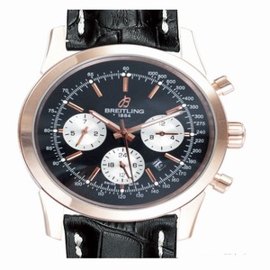 Breitling TransOcean Chrono AB015212-G724-SS 43mm Mens Rose Gold Case Watch