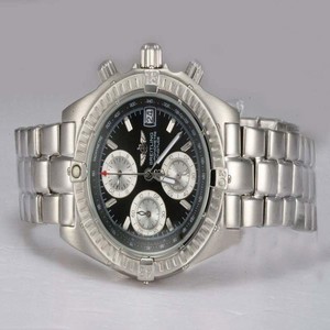 Breitling Windrider Blackbird A13350 Mens Stainless Steel Bezel Automatic Watch