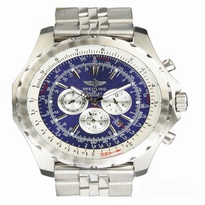 Breitling Windrider Chronomat A2536313/Q522 Silver Stainless Steel Strap 48.7mm Blue Dial Watch