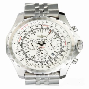 Breitling Windrider Chronomat A2536513/g675-SS 48.7mm White Dial Automatic Watch