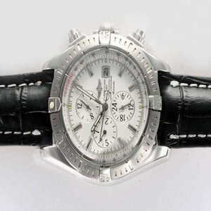 Breitling Windrider Chronomat Evolution A 13356 42.5mm Automatic White Dial Watch