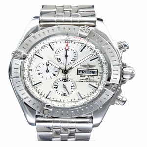 Breitling Windrider Chronomat Evolution B1335611/g570-SS 44mm White Dial Watch