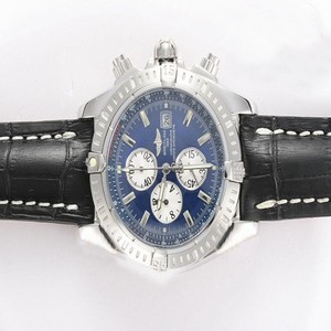 Breitling Windrider Chronomat Evolution Steel 42.5mm Blue Dial Quartz Chronograph Watch