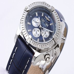 Breitling Windrider Chronomat Evolution Steel 44mm Automatic Blue Dial Watch