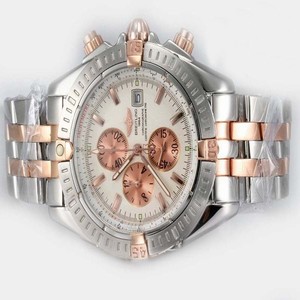 Breitling Windrider Chronomat Evolution Steel 6 42.5mm White Dial Watch