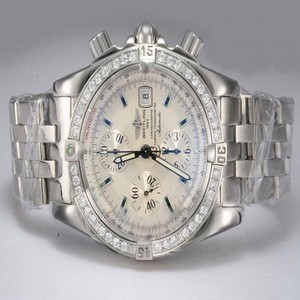 Breitling Windrider Chronomat Evolution Steel 6 Stainless Steel Bezel Automatic Mens Watch