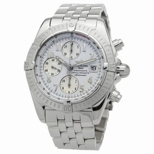 Breitling Windrider Chronomat Evolution Steel White Men's Watch A1335611-A573SS