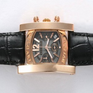 Bvlgari Assioma AA44C13GLDCH Black Dial Rectangle Automatic Watch