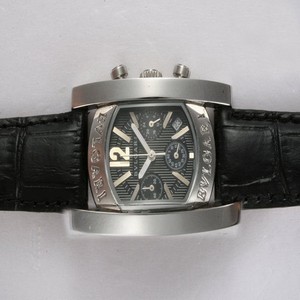Bvlgari Assioma AA44C14SLDCH Black Dial Rectangle Automatic Watch