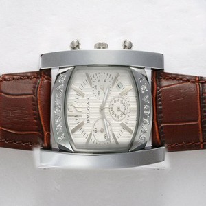 Bvlgari Assioma AA44C14SLDCH White Dial Rectangle Automatic Watch