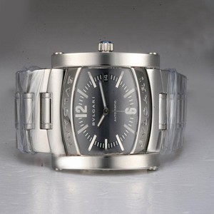 Bvlgari Assioma AA44C14SSD Automatic Black Dial Square Watch