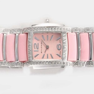 Bvlgari Assioma D AAW26WGD1GD1 Womens Diamond Bezel Quartz Watch