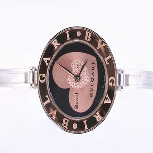Bvlgari B.Zeroi BZ35BHDSGL Stainless Steel with 18k Gold Bezel Silver Stainless Steel Strap Watch