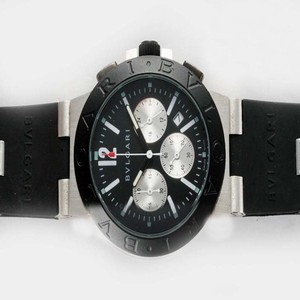 Bvlgari Diagono CH35BSLDAuto Automatic Mens Stainless Steel Bezel Watch