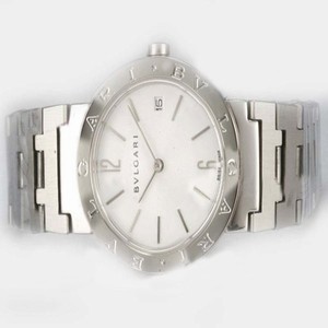 Bvlgari Diagono LCV35WSSD Womens Stainless Steel Case Stainless Steel Bezel Watch