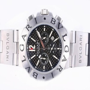 Bvlgari Diagono TI44BTAVTDCH/SLN Stainless Steel Case Round Mens Watch