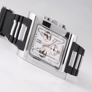 Bvlgari Rettangold RTC49C6LSLD White Dial Stainless Steel Case Watch