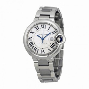 Cartier Ballon Bleu Automatic Silver Flinque Dial Ladies Watch W6920071