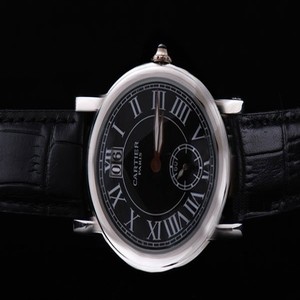 Cartier Ballon Bleu de Cartier W6900556 Black Dial Stainless Steel Case Round Watch
