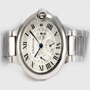 Cartier Ballon Bleu de Cartier W69010Z4 Mens Silver Stainless Steel Strap Round Watch